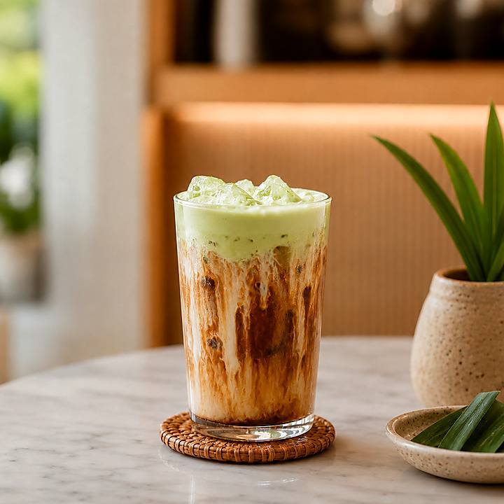 Charcoal Vanilla Latte