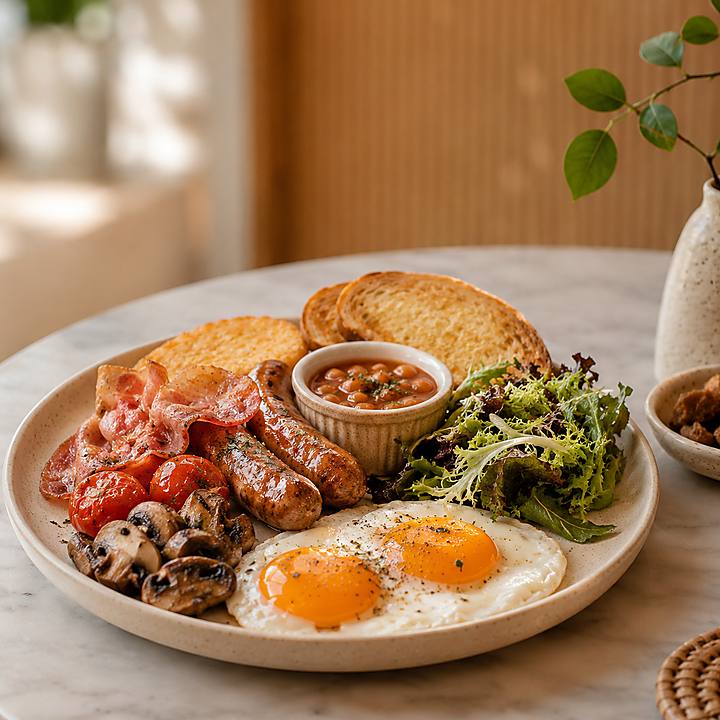 Mushroom Cheese Omelette